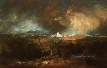 ジョセフ・マロード・ウィリアム・ターナー Painting - エジプトの第五の災い 1800年 ロマンティック・ターナー